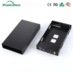 Externes Aluminiumgehäuse – Nas-WLAN-Router – Repeater – 300 Mbit/s – HDD3.5-Sata-auf-USB-3.0-Gehäuse