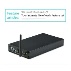 Externes Aluminiumgehäuse – Nas-WLAN-Router – Repeater – 300 Mbit/s – HDD3.5-Sata-auf-USB-3.0-Gehäuse