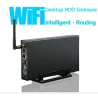 Externes Aluminiumgehäuse – Nas-WLAN-Router – Repeater – 300 Mbit/s – HDD3.5-Sata-auf-USB-3.0-Gehäuse