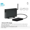 Externes Aluminiumgehäuse – Nas-WLAN-Router – Repeater – 300 Mbit/s – HDD3.5-Sata-auf-USB-3.0-Gehäuse