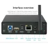 Externes Aluminiumgehäuse – Nas-WLAN-Router – Repeater – 300 Mbit/s – HDD3.5-Sata-auf-USB-3.0-Gehäuse