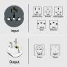AU / US / UK / CN till EU - reseadapter - omvandlare - 250V - 16A