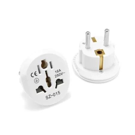 AU / US / UK / CN till EU - reseadapter - omvandlare - 250V - 16A