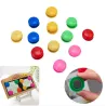 Boutons magnétiques ronds - aimants pour réfrigérateur - 10 pièces