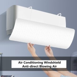 Luftkonditionering vindruta - anti-direkt blåsande skärm - justerbar