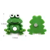 Imanes de neveraImanes de nevera decorativos - ranas verdes - 6 piezas