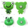 Imanes de neveraImanes de nevera decorativos - ranas verdes - 6 piezas