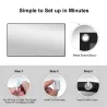PS7 - 120 inch - 16:9 projection screen - reflective foldable projector screenProjectors