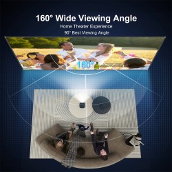 PS7 - 120 tommer - 16:9 projektionsskærm - reflekterende foldbar projektorskærm