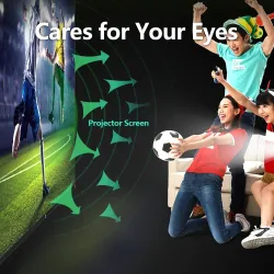 PS7 - 120 inch - 16:9 projection screen - reflective foldable projector screenProjectors