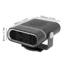 Draagbare autoverwarming - koeler - ontdooier - demister - 360 graden verwarmings- / koelventilatorStyling parts