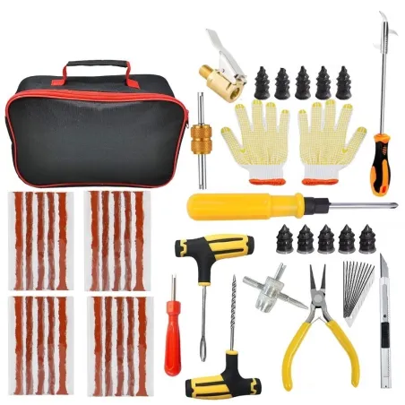 Kit de réparation de pneu de voiture - bandes de réparation de crevaison