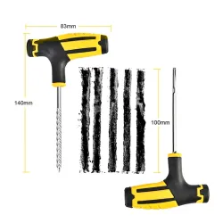 Pneu de voiture - kit de réparation - bandes de caoutchouc - outil à aiguille - outils