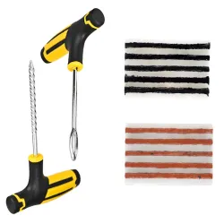 Pneu de voiture - kit de réparation - bandes de caoutchouc - outil à aiguille - outils