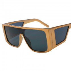 Kwadratowe okulary przeciwsłoneczne - oversize - UV400 - unisexOkulary Przeciwsłoneczne