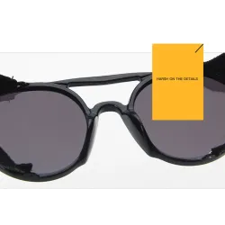 Punk-stil solbriller - med sidedeksel - UV400