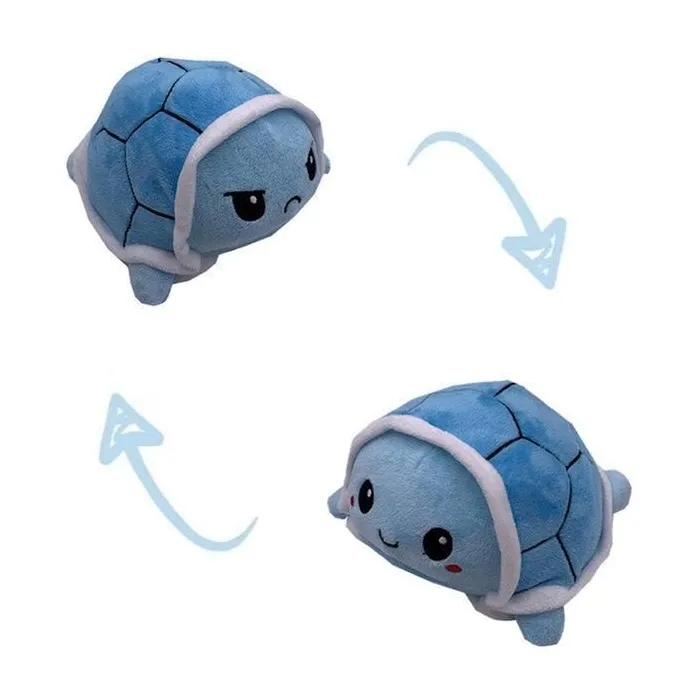 Jouet double face - réversible - chat - licorne - tortue