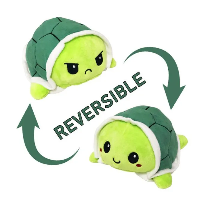 Jouet double face - réversible - tortue