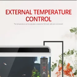 AcuarioCalentador sumergible para acuarios - pantalla LCD - ajustable - control de temperatura constante