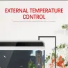 Akvarium nedsenkbar varmeovn - LCD display - justerbar - konstant temperaturkontroll