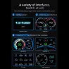 Multifunksjonell OBD2 GPS HUD - Head-Up - 4 tommers LCD-skjerm - speedometer - vann-/oljetemperatur