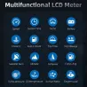 Multifunktionel OBD2 GPS HUD - Head-Up - 4 tommer LCD display - speedometer - vand/olie temperatur