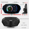 Wielofunkcyjny OBD2 GPS HUD - Head-Up - 4-calowy wyświetlacz LCD - prędkościomierz - temperatura wody / olejuDiagnoza