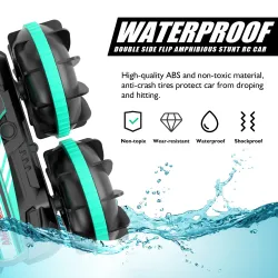 CarrosSinovan - 4WD - Coche RC - control remoto - resistente al agua - 2.4G - 1200mAh