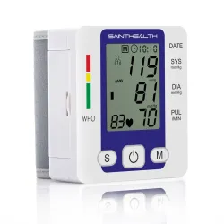 Elektronisk håndledd blodtrykksmåler - LCD digital monitor