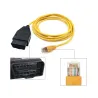 DiagnósticoCable de interfaz ENET Ethernet a OBD - Serie F de codificación ENET ICOM - para BMW