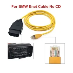 DiagnósticoCable de interfaz ENET Ethernet a OBD - Serie F de codificación ENET ICOM - para BMW