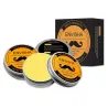 Set de soin de barbe professionnel - crème - huile - peigne - ciseaux - 6 pièces