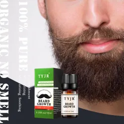 Skäggväxtessens - ekologisk olja - mot skägghåravfall - 10 ml