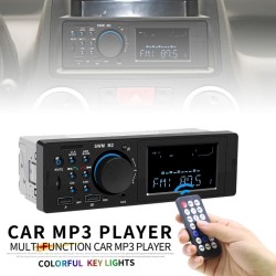 Radio samochodowe 1 DIN - pilot - Bluetooth - ISO - USB - AUX - FMDin 1