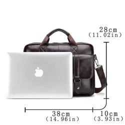 BolsosBolso bandolera business - piel genuina - gran capacidad