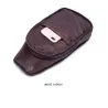 Men's genuine leather shoulder bag - chest bag - small backpackBags