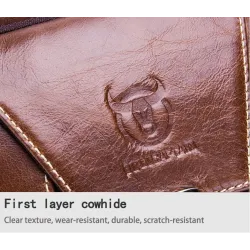 Vintage skuldertaske - ægte læder