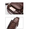 Borsa a spalla da uomo in vera pelle