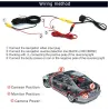 Bil backkamera - auto parkeringsmonitor - mörkerseende - HD - vattentät