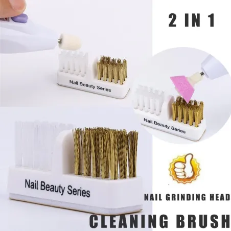 Spazzola per la pulizia - per punte elettriche per manicure/pedicure