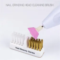 Spazzola per la pulizia - per punte elettriche per manicure/pedicure