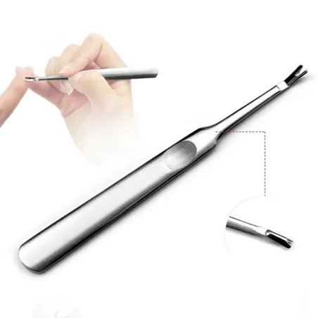 Nail cuticle cutter - pedicure / manicure - rustfrit stål