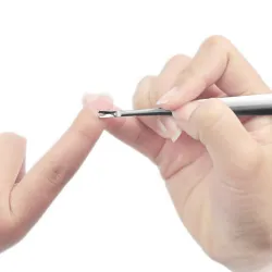 Coupe-cuticules ongles - pédicure / manucure - acier inoxydable