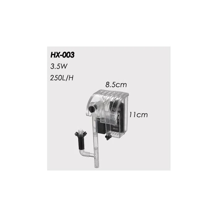 Waterfall aquarium filter - pump - wall mounted - protein / surface skimmerAquarium
