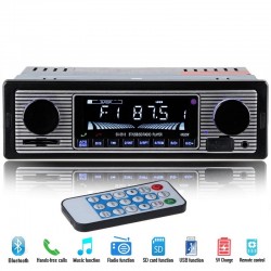 Radio samochodowe Bluetooth - din 1 - 12V FM MP3 USB SD AUX stereo audioDin 1