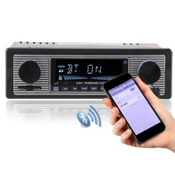 Din 1Autoradio bluetooth - din 1 - 12V FM MP3 USB SD AUX audio estéreo