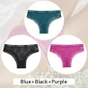 Sexy blondetruse - lav midje - bokstavtrykk - 3 stk
