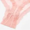 Sexy thongs - floral blonder - bokstaver trykt - lav midje - 3 stk