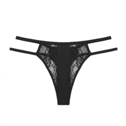 Sexy blonderstringer - hule sider med doble stropper - 1 stk
