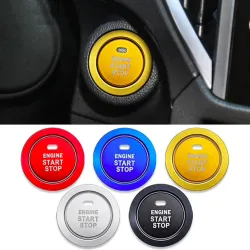 Pulsante di avviamento / arresto del motore dell'auto - anello - adesivo - per Subaru BRZ Impreza XV Forester Outback Legacy